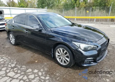 2015 Infiniti Q50 Base из США, поврежденный, VIN JN1BV7AR9FM417119